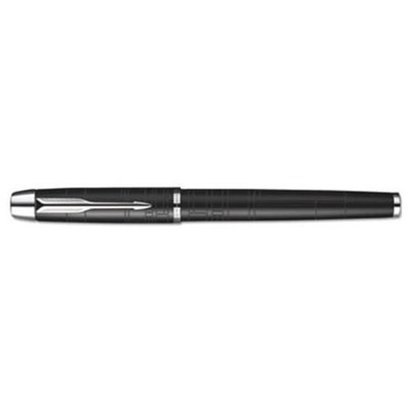 TOSAFOS IM Premium Fine Roller Ball Black with Chrome Trim Pen; Black Ink TO128773